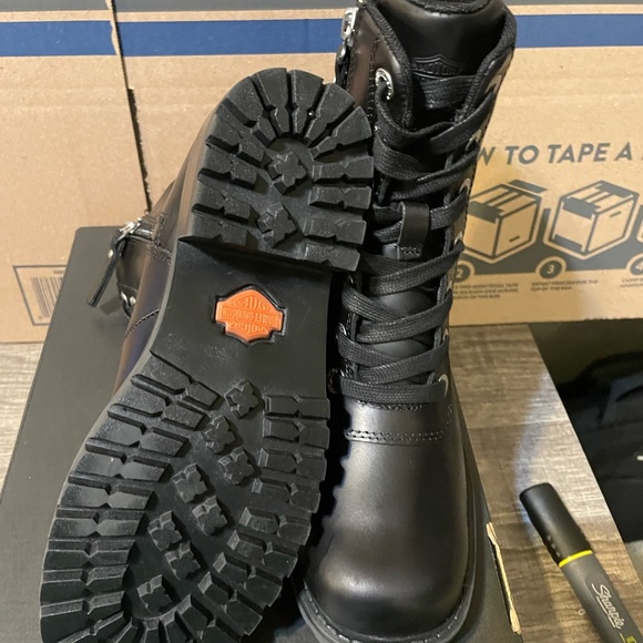 Womens Harley Davidson Boots - Picture 4 of 7
